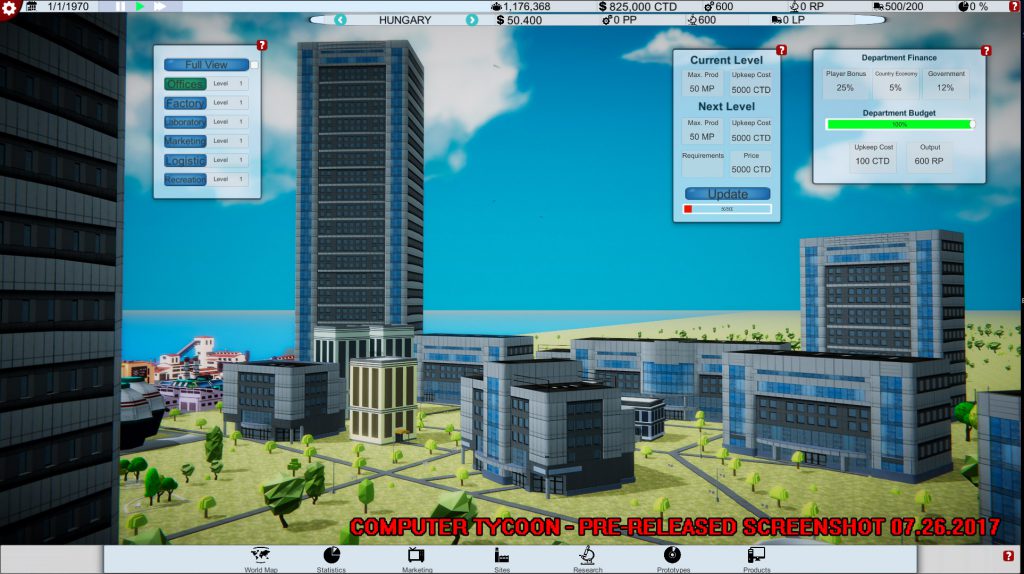 Computer Tycoon Building Site